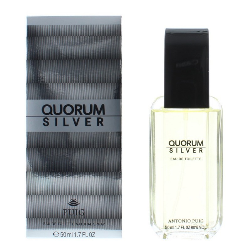 Puig Quorum Silver Eau de Toilette 50 ml