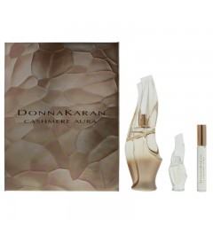 Donna Karan Cashmere Aura Eau de Parfum - Rollerball 10ml - Delux Mini Edp 5ml Gift set 100 ml
