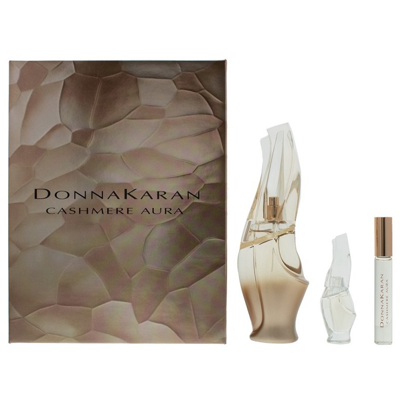 Donna Karan Cashmere Aura Eau de Parfum - Rollerball 10ml - Delux Mini Edp 5ml Gift set 100 ml