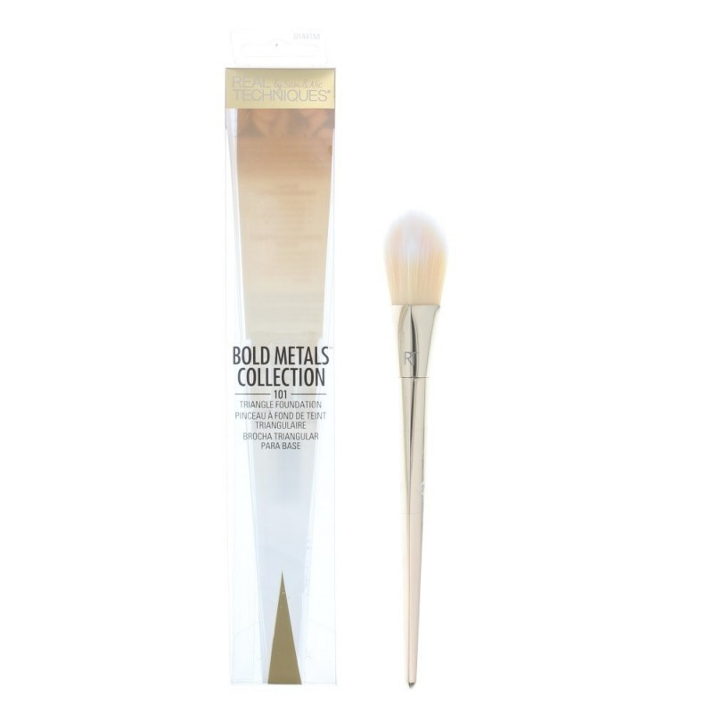 Real Techniques Bold Metals Collection 101 Triangle Foundation Base 01441 Make-up brush