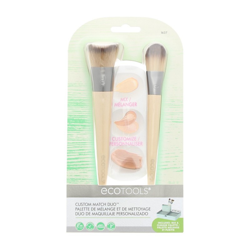Eco Tools Custom Match Duo Make-up brush set