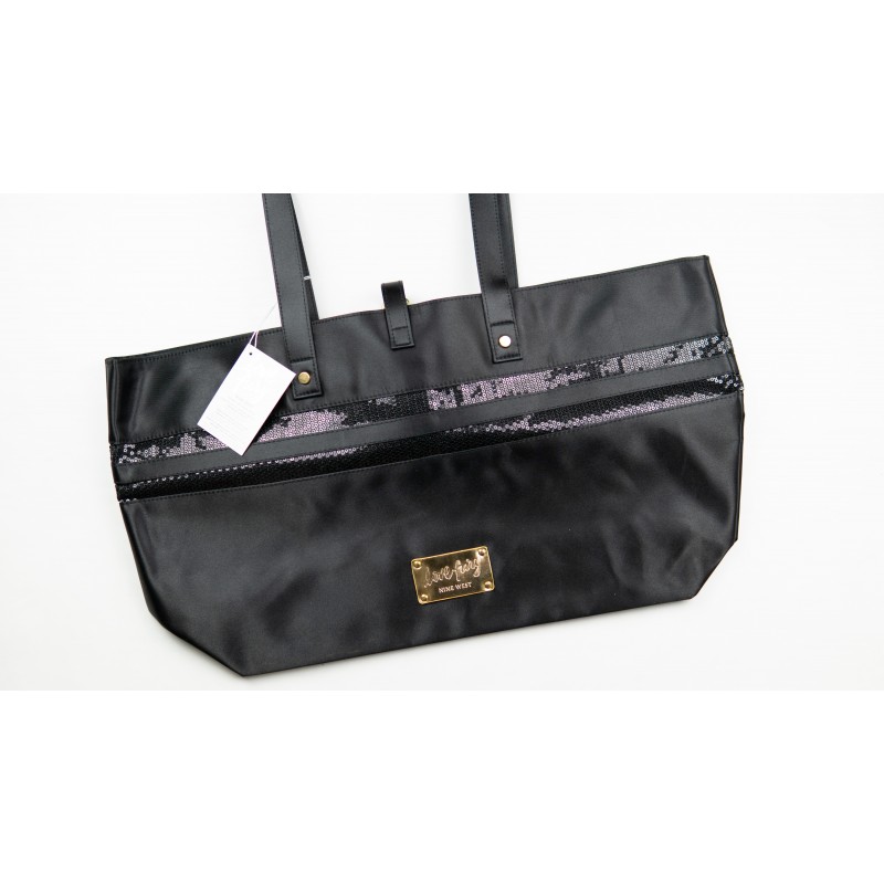 Nine West Love Fury Black Tote bag