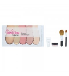 bareMinerals Flawless Complexion Essentials Cosmetic Primer 15ml - Finishing Powder 2g - Face Brush Concealer Brush Gift set