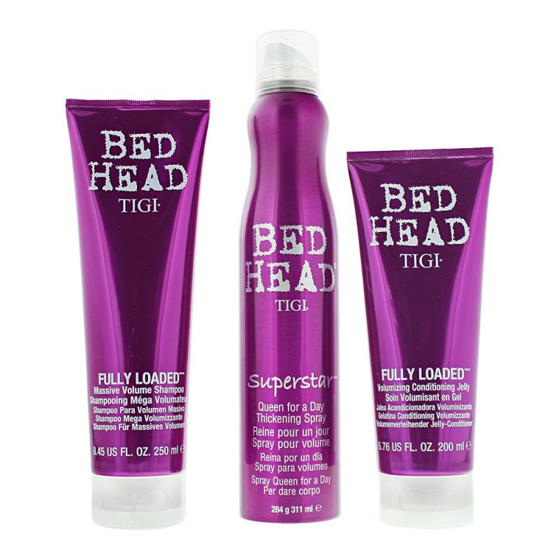 Tigi Bed Head Size Matters Hair care Shampoo 250ml - Conditioner 200ml - Thickening Spray 311ml Gift set